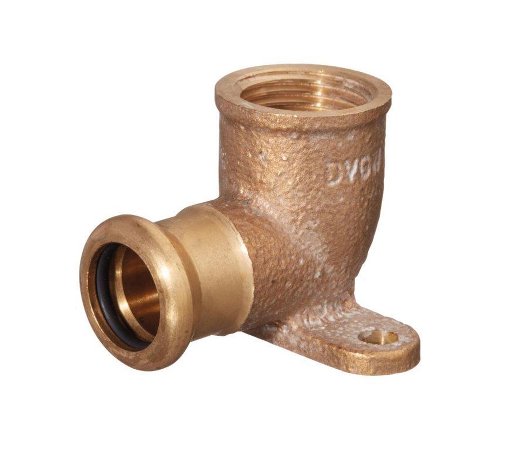 Mpress Copper Backplate Elbow (HI134015012) Harris & Bailey Ltd