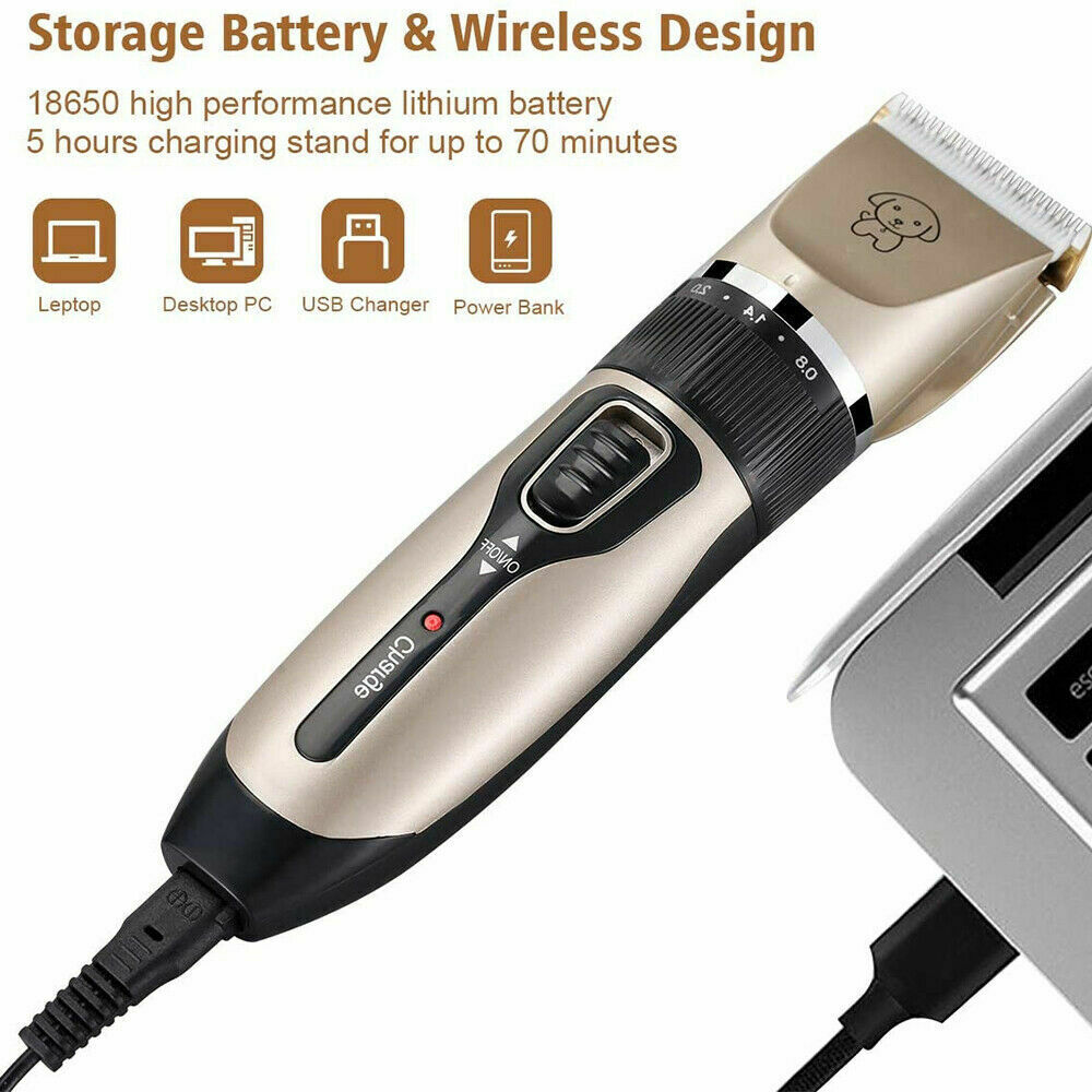 Buy AKOOYA Pet Dog Cat Electric Trimmer Hair Clipper Low Noise Shaver