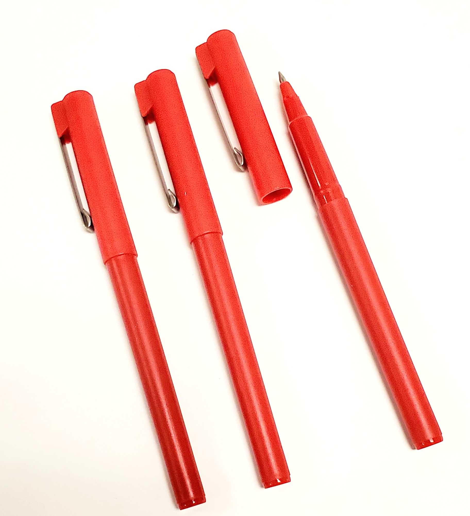 Buy Fine Point Roller Cap Pen Red Ink Item 5056 Cheap H&J