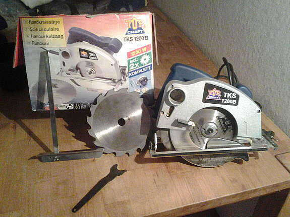 Top Craft TKS 1200 B Handkreissäge 1200 Watt