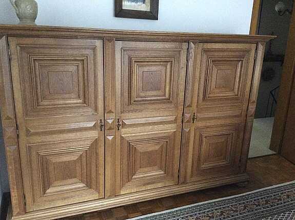 Schrank Eiche Massiv für Wohn/Eßzimmer, provenzalischer Stil