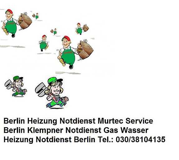 Berlin Klempner Sanitär Heizung Gas Wasser Rohrbruch Notdienst Gas