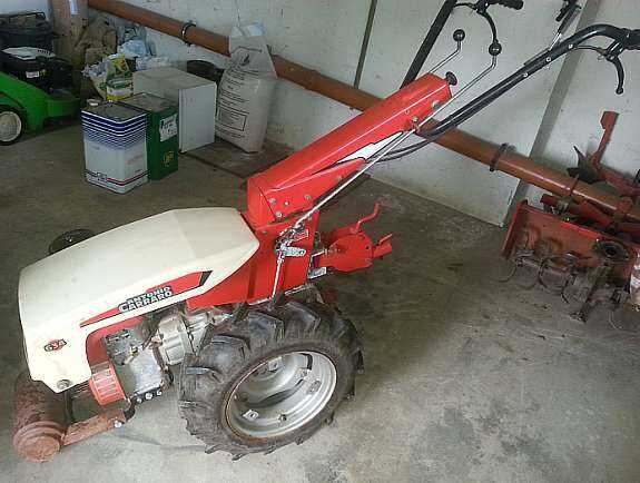 Carraro Carrarino Serie 43 Einachsschlepper, Gartenpflug, Gartenfräse