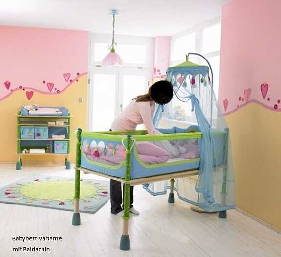 Kinderbett HABA und Wickeltisch/Regal