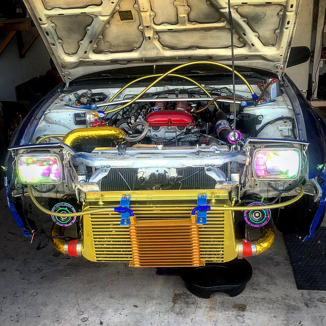 Prix réduits, échanges faciles AN10 15 ROW OIL COOLER KIT TURBO/NA