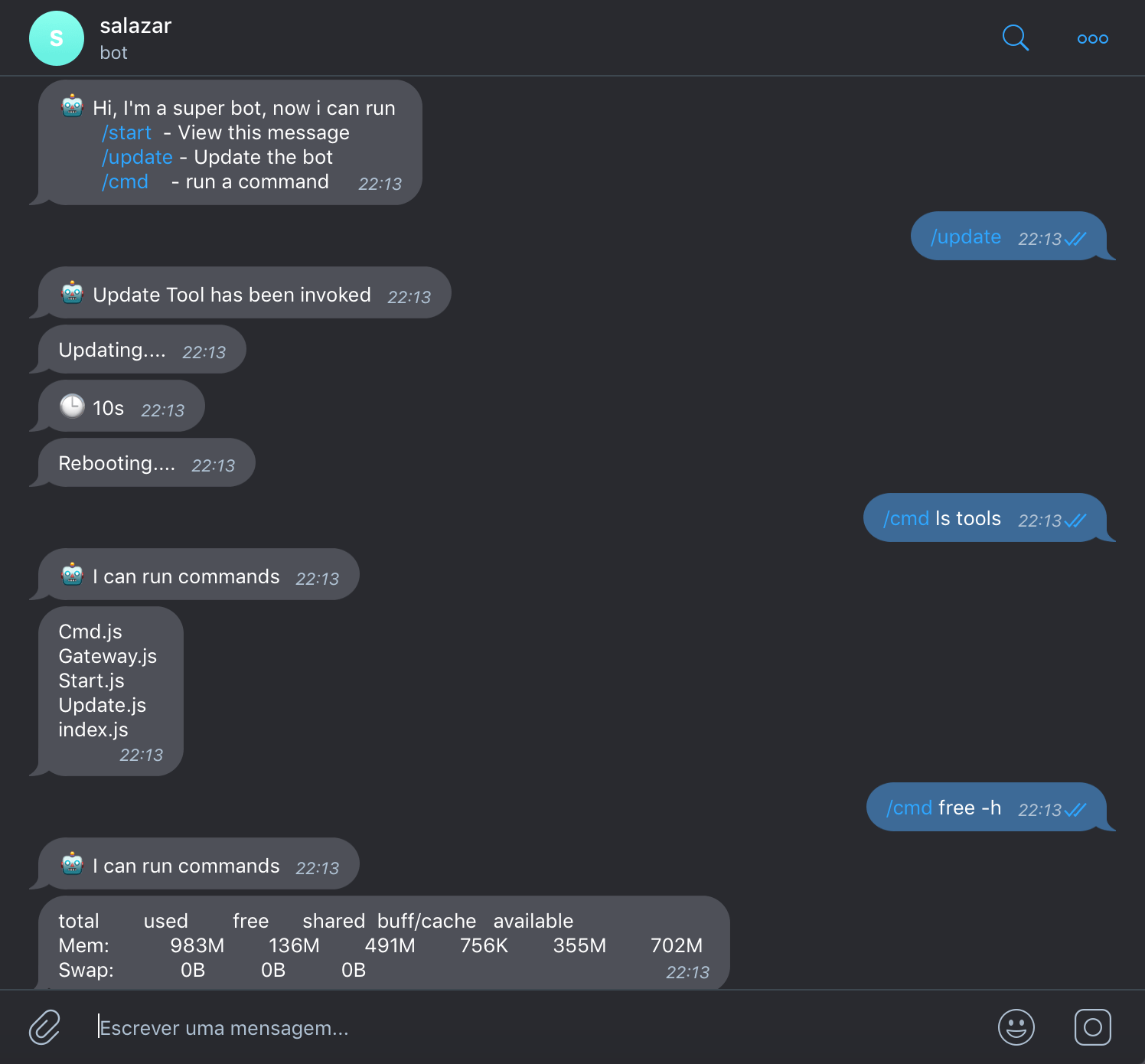 GitHub soumarcelino/awstelegrambot My personal AWS deploy tools