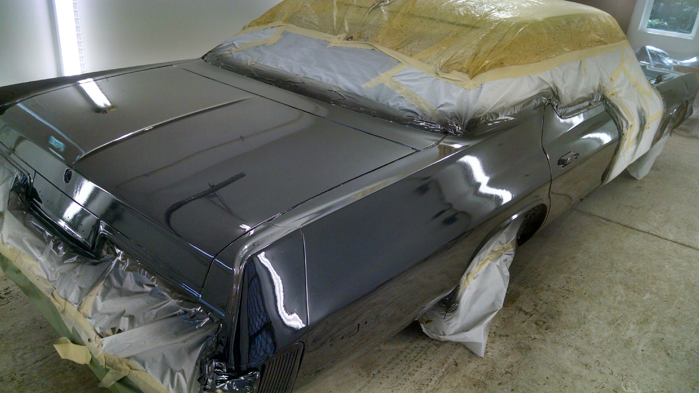 Paint whole car white first? Bluesmobiles