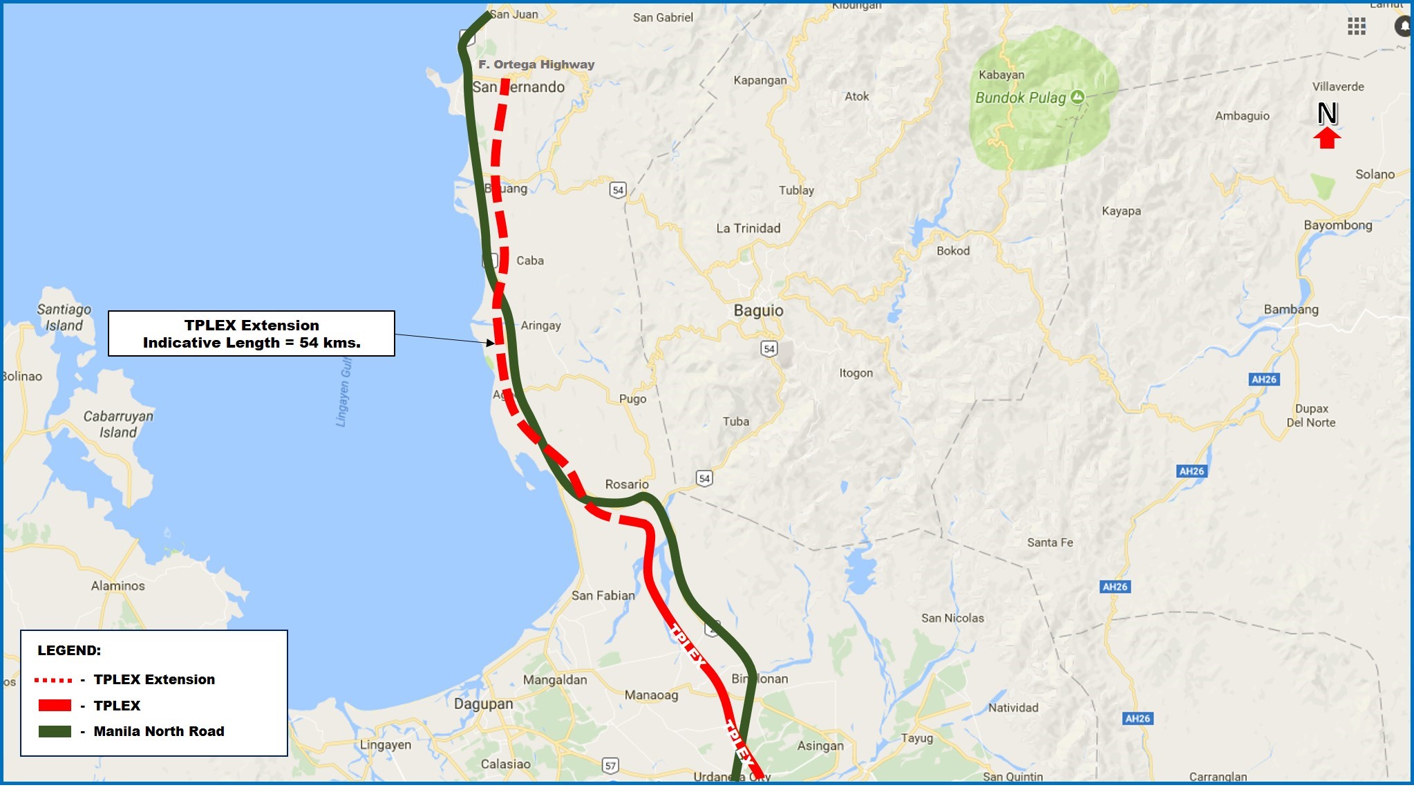 La Union Pangasinan Map TarlacPangasinanLa Union Expressway Page 290 SkyscraperCity