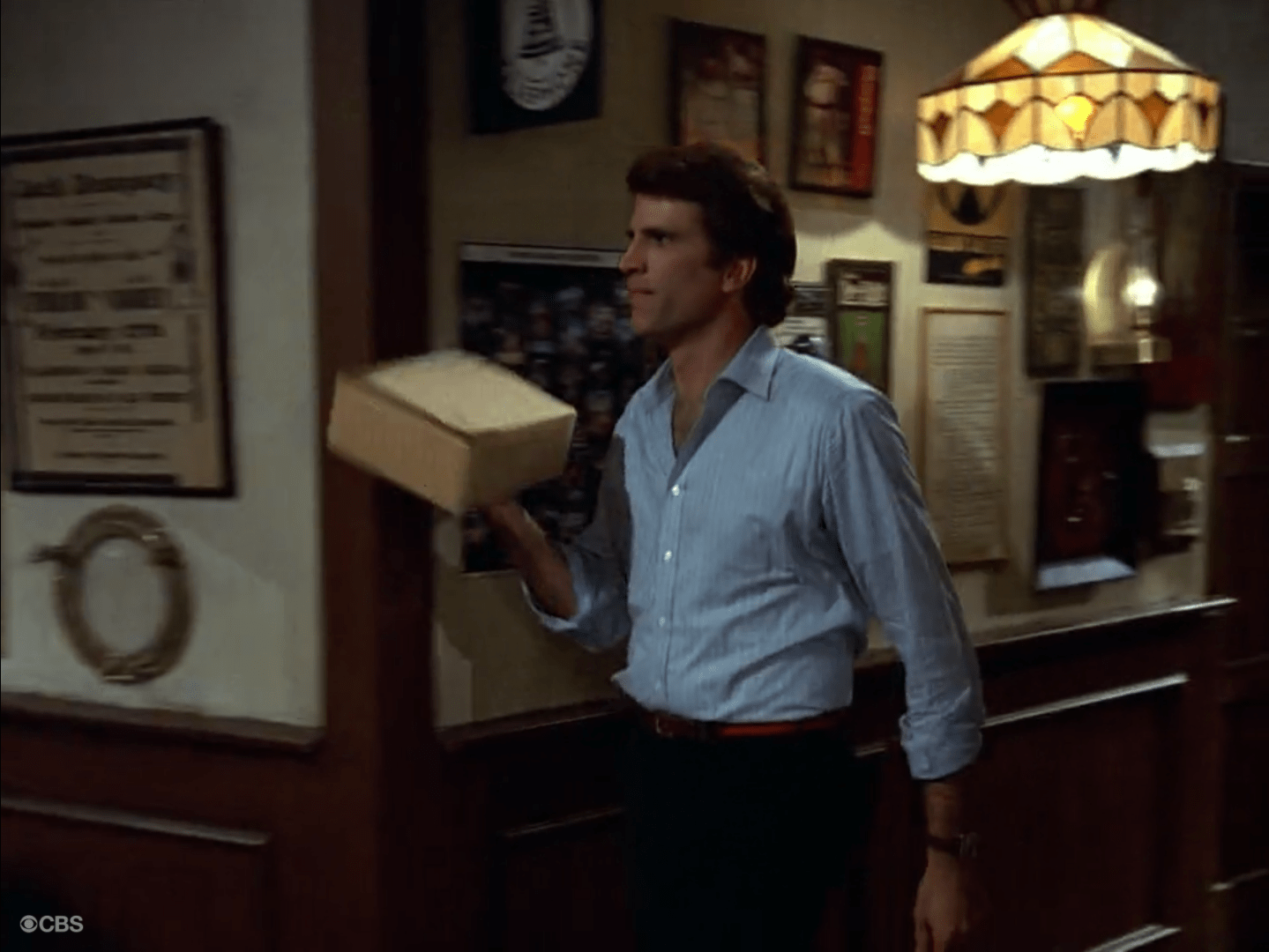 That time we saw the fourth wall of the "Cheers" set. Page 4 Steve