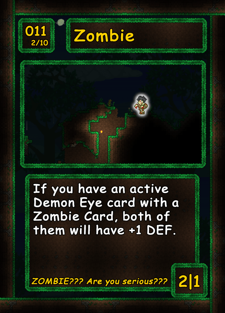WIP Terraria Trading Card Game Terraria Community Forums