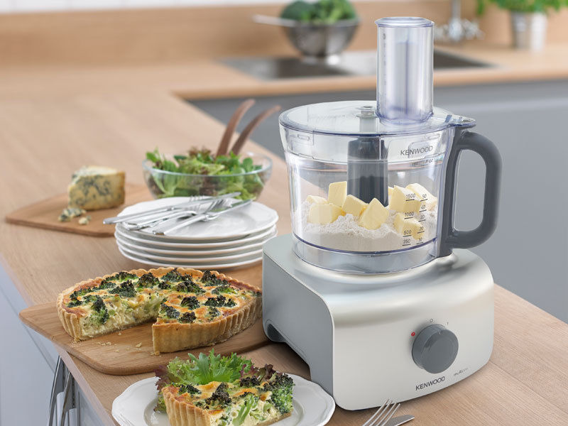 Kenwood Multipro Compact Food Processor, 1000 Watt, Silver FDP646.SI
