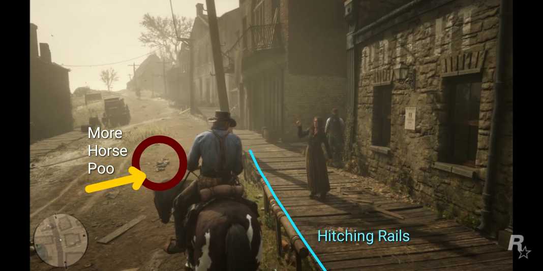Hitching Rails & Horse Poo. Red Dead Redemption 2 GTAForums