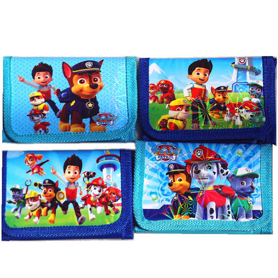 Paw Patrol Wallet Boys Children Kids Cartoon Character Wallet Coin