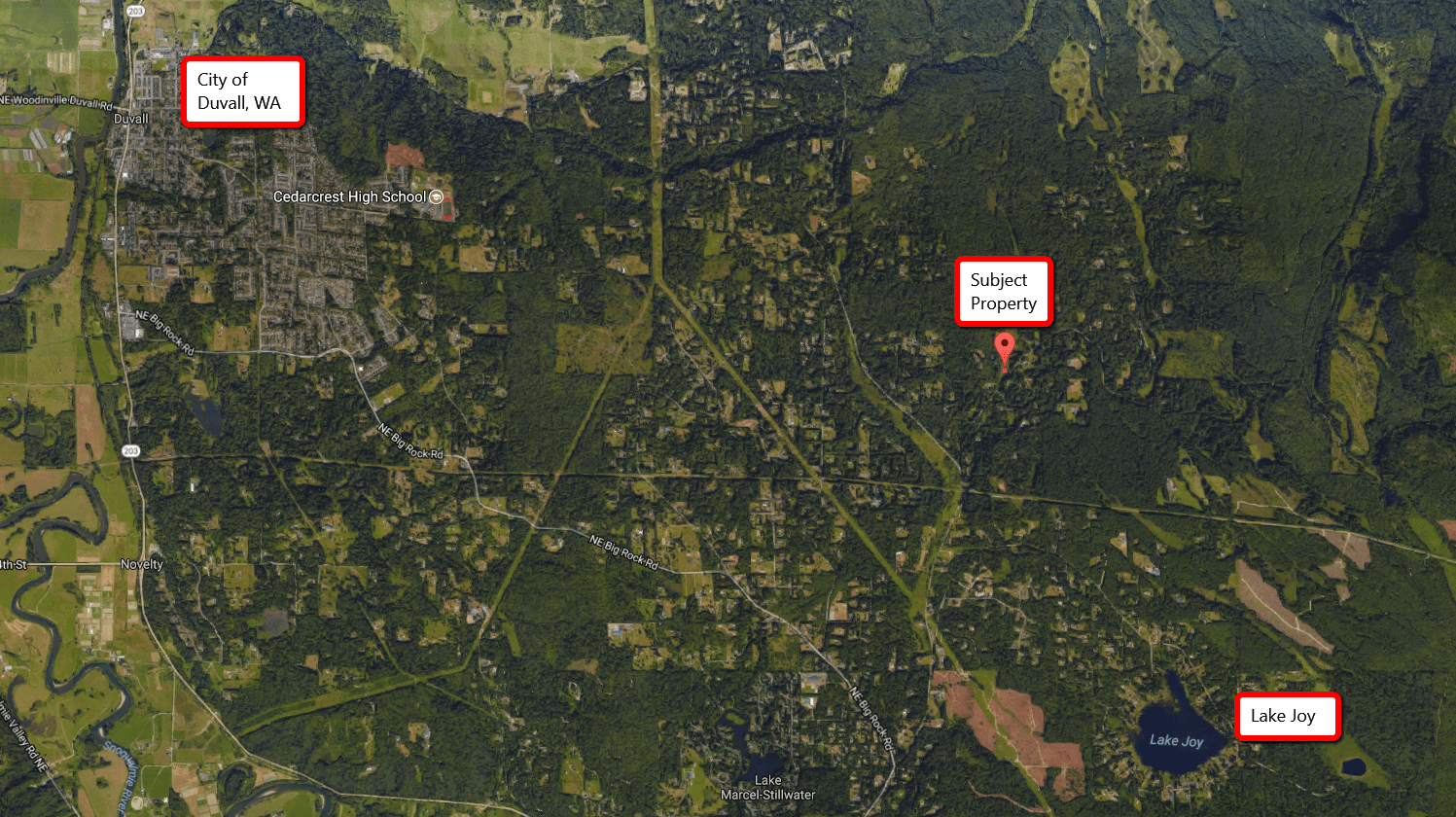 PRIME 4.46 ACRE PROPERTY KING COUNTY, WA JUST EAST OF DUVALL, WA