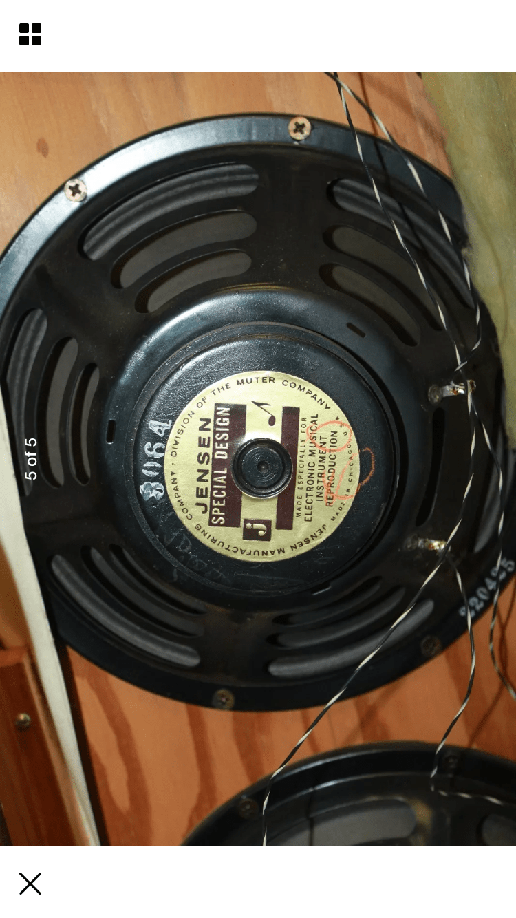 Vintage Jensen Speaker ID Telecaster Guitar Forum