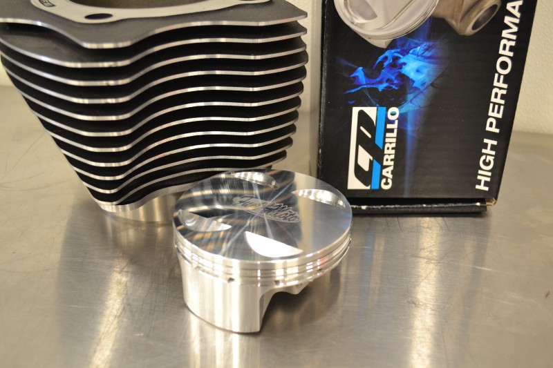 M8 124" 10.851 big bore Piston & Cylinder kit Fuel Moto Harley