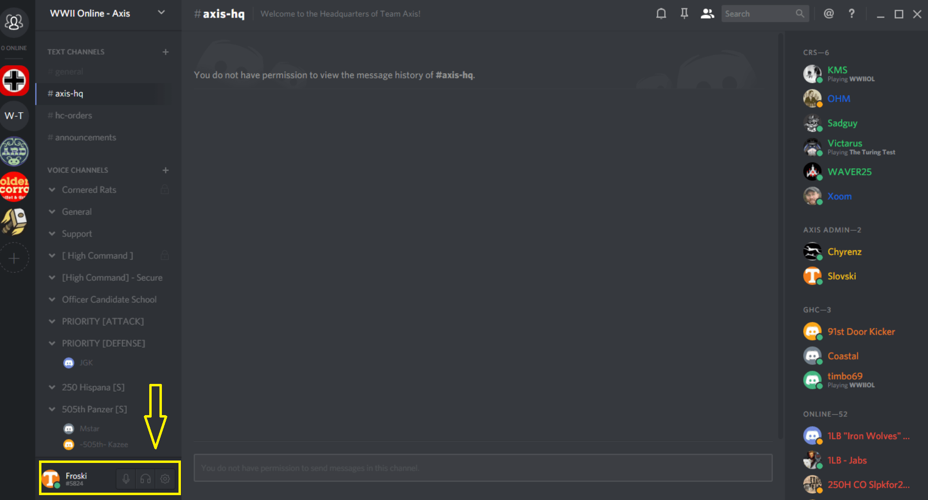 How to change time settings on discord