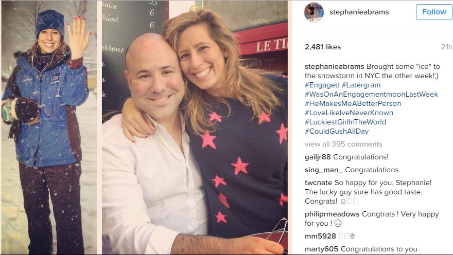 Is Stephanie Abrams engaged with a new boyfriend after divorce with