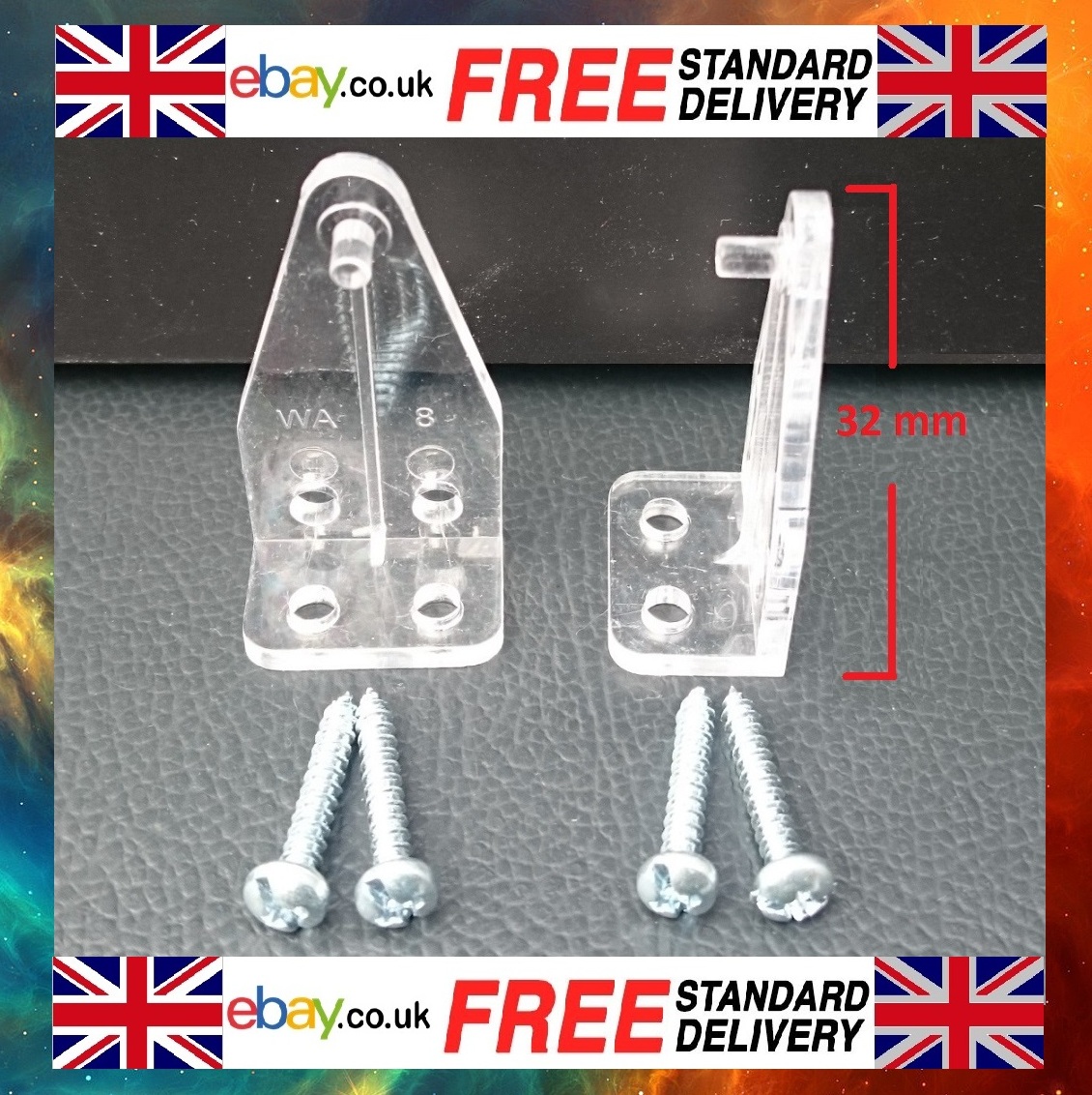 20 100 Blind Hold Down Brackets Excellent For 35mm And 25mm