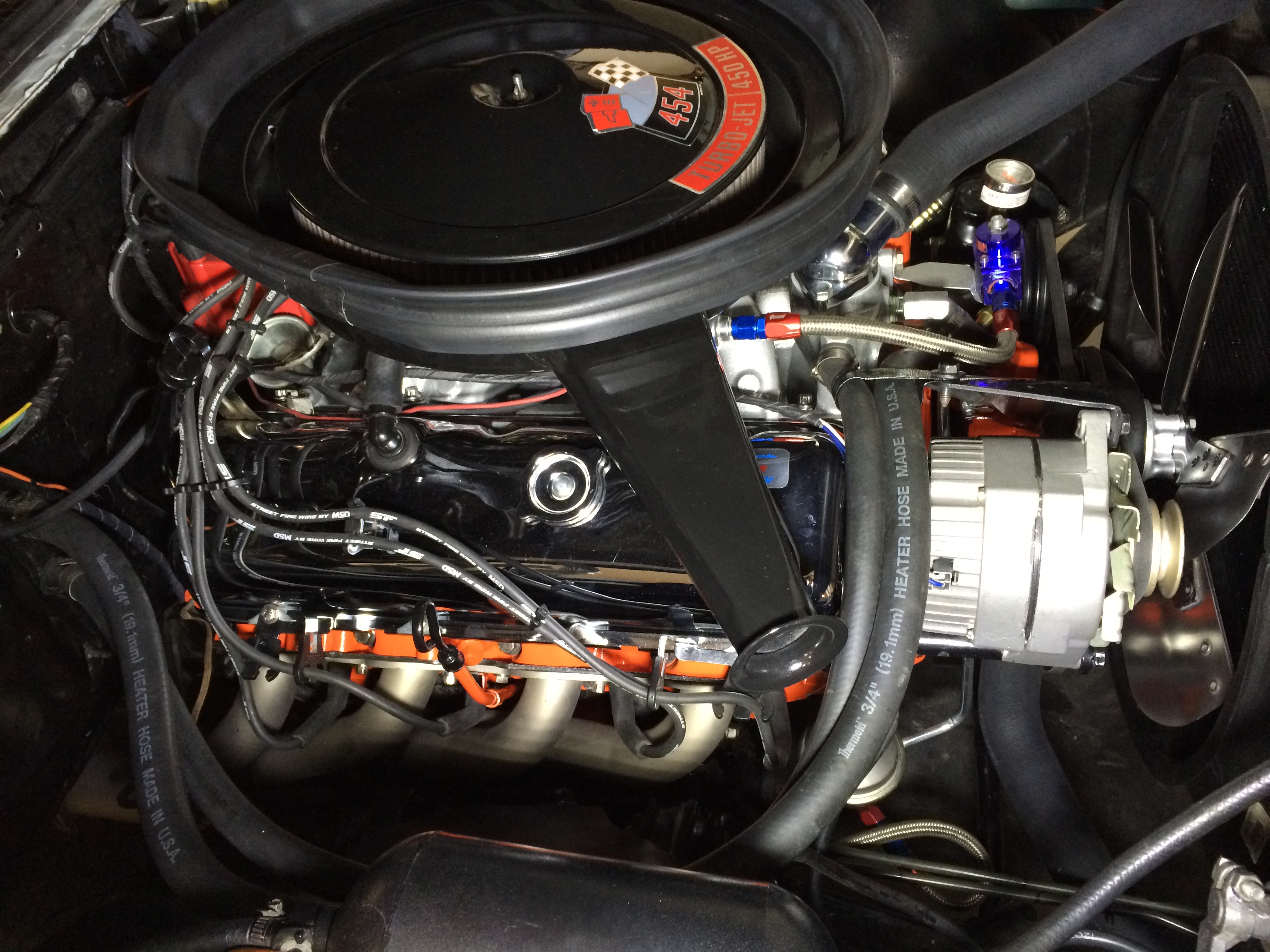 Bypass hose for BBC Air Gap intake Chevelle Tech