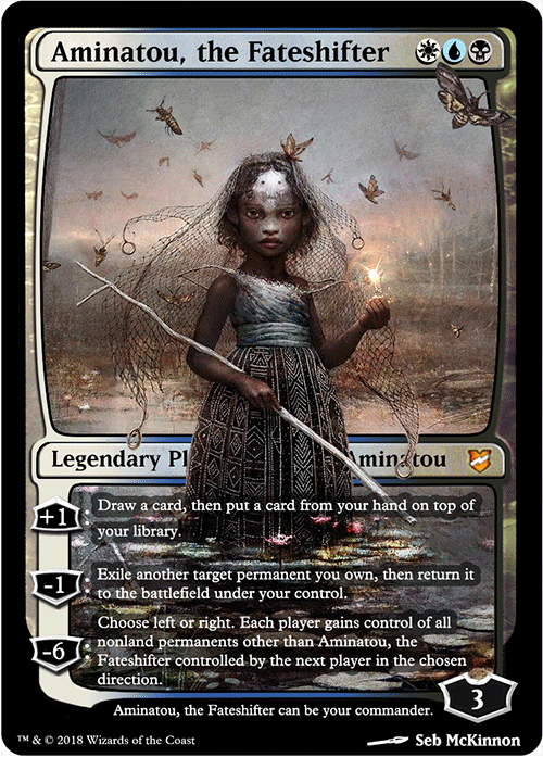 [C18 1/4] Aminatou, the Fateshifter The 8yearold Planeswalker