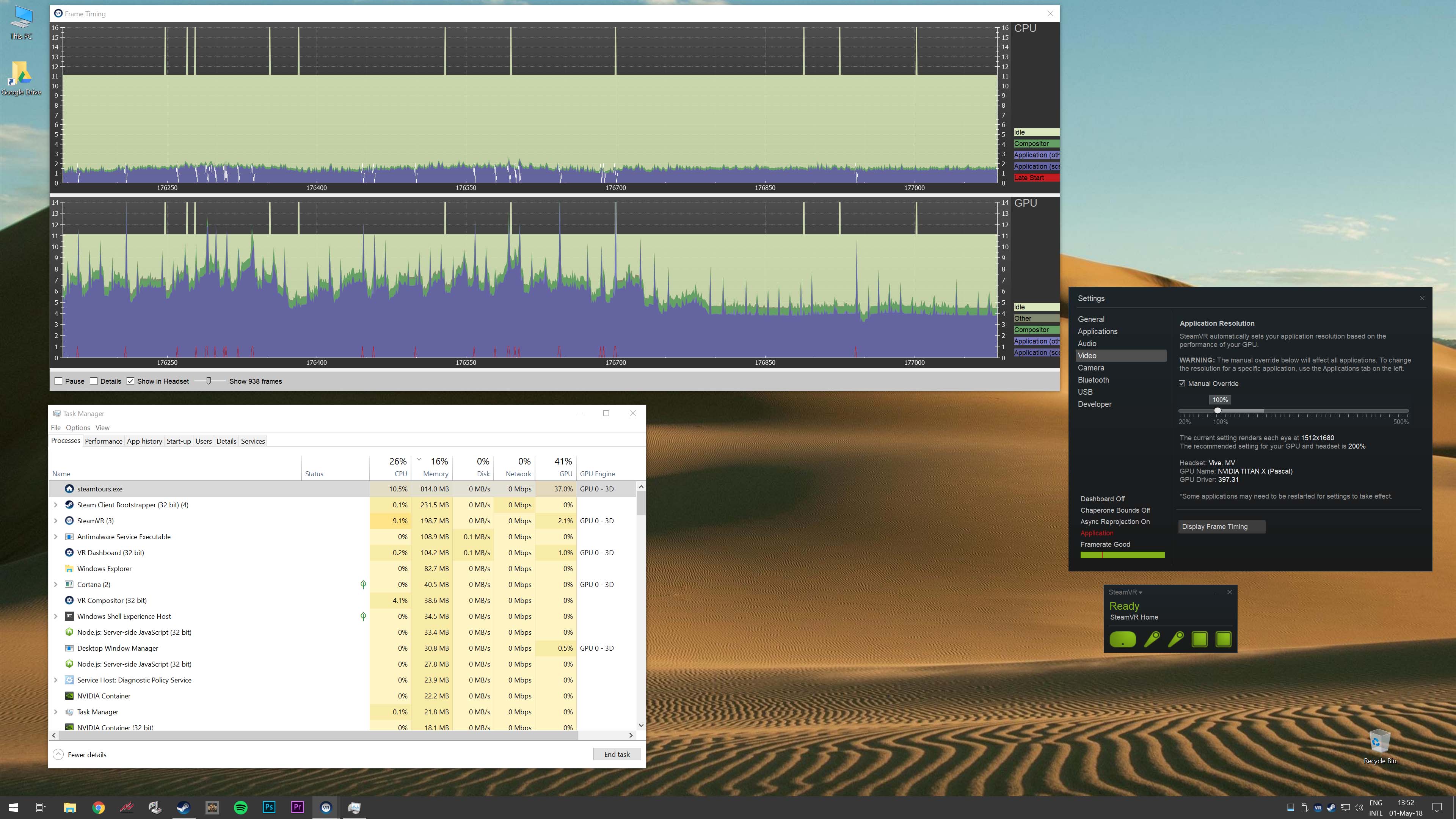 Any way to tell whats causing dropped frames? r/SteamVR
