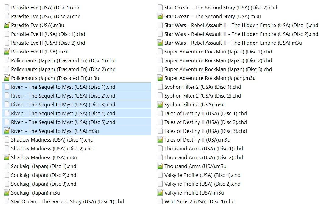 Make an m3u file loxaartof