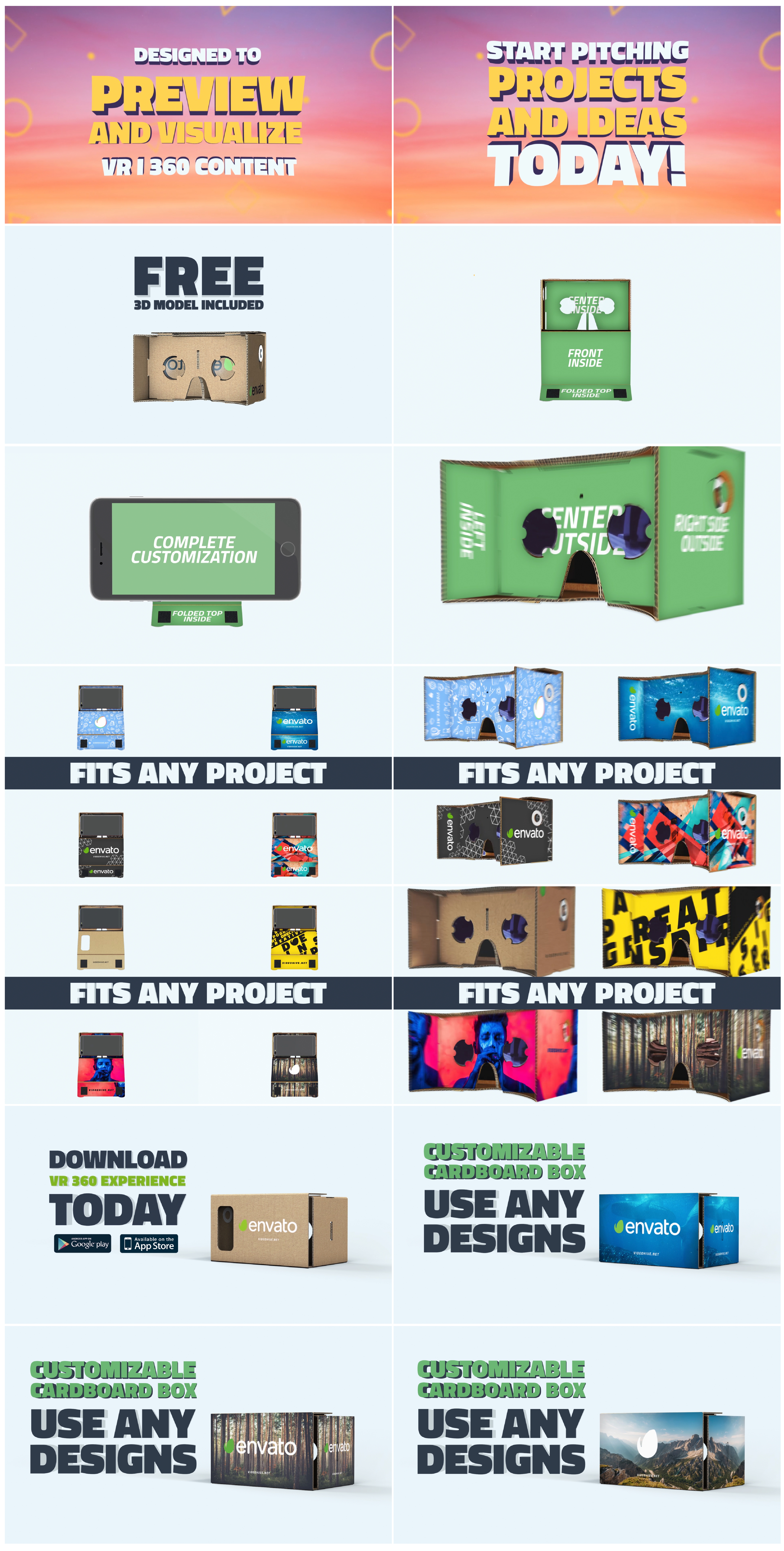 Cardboard VR Promo by vdeesign VideoHive