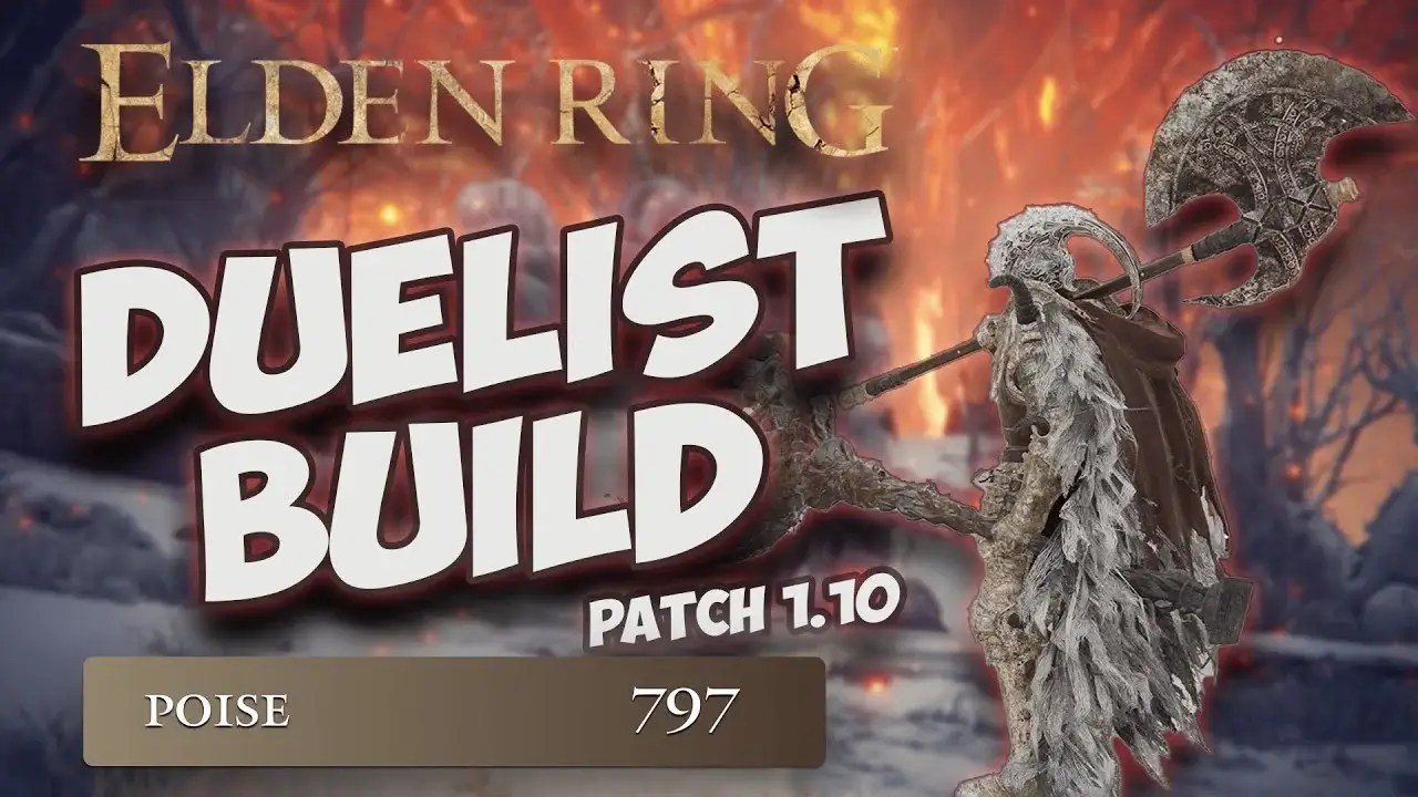 How To Build A PVP Duelist Strength Build In Elden Ring 1.10? Poise Damage Explained