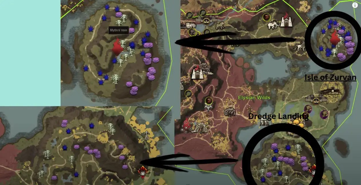 New World How To Farm Mithril In Rise Of The Angry Earth? Locations