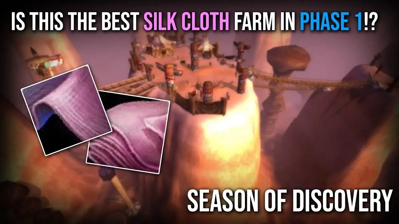 WOW Classic SOD The Best Place To Farm Silk Cloth In Phase 1!