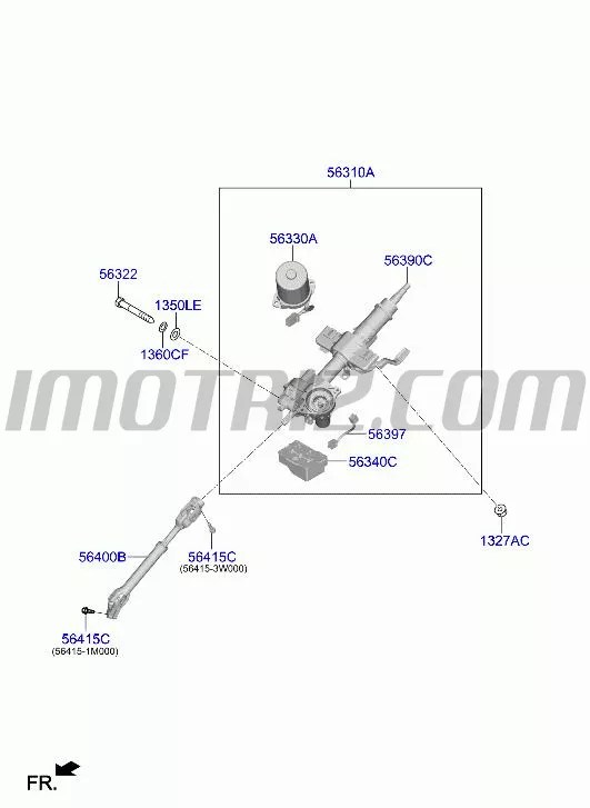 Columna De Direccion 56390R1000