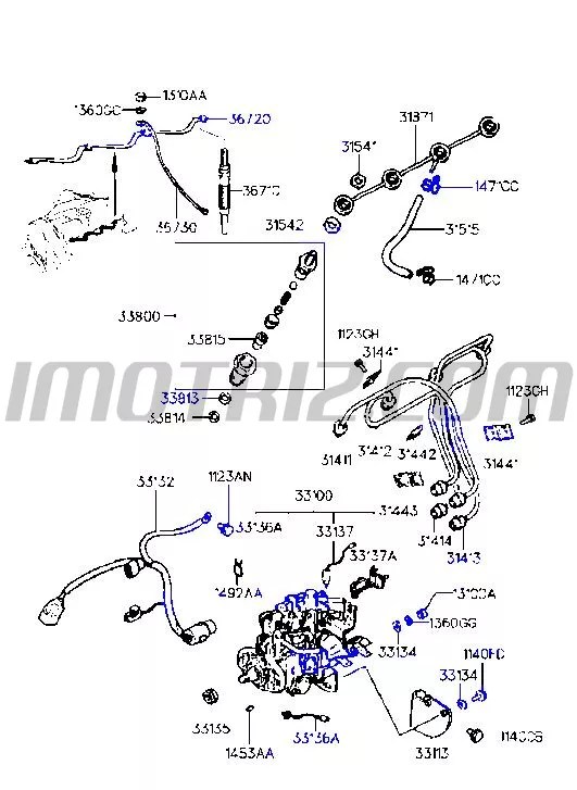 Wiring Glow Plug H100 Truck Hr 4f Marca Hyundai Genuine Parts