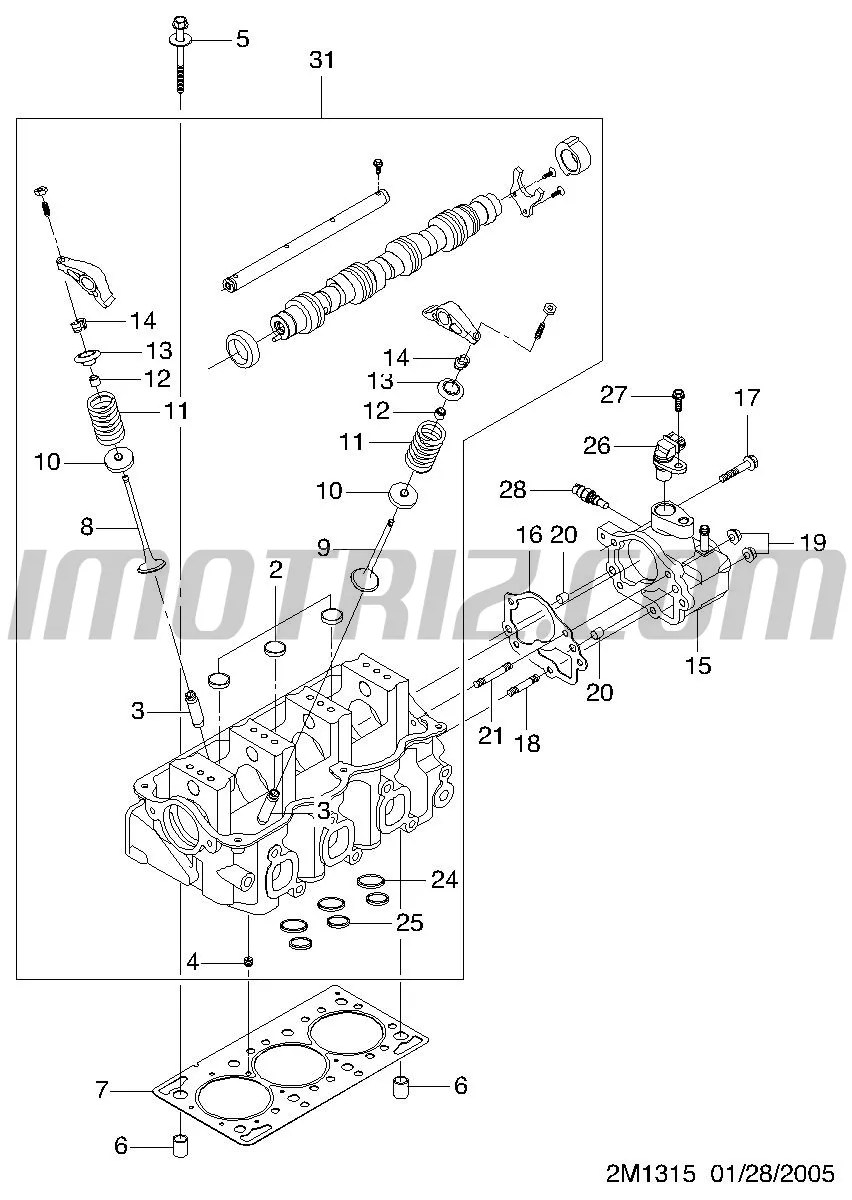 Guia De Valvula De Motor Cmp