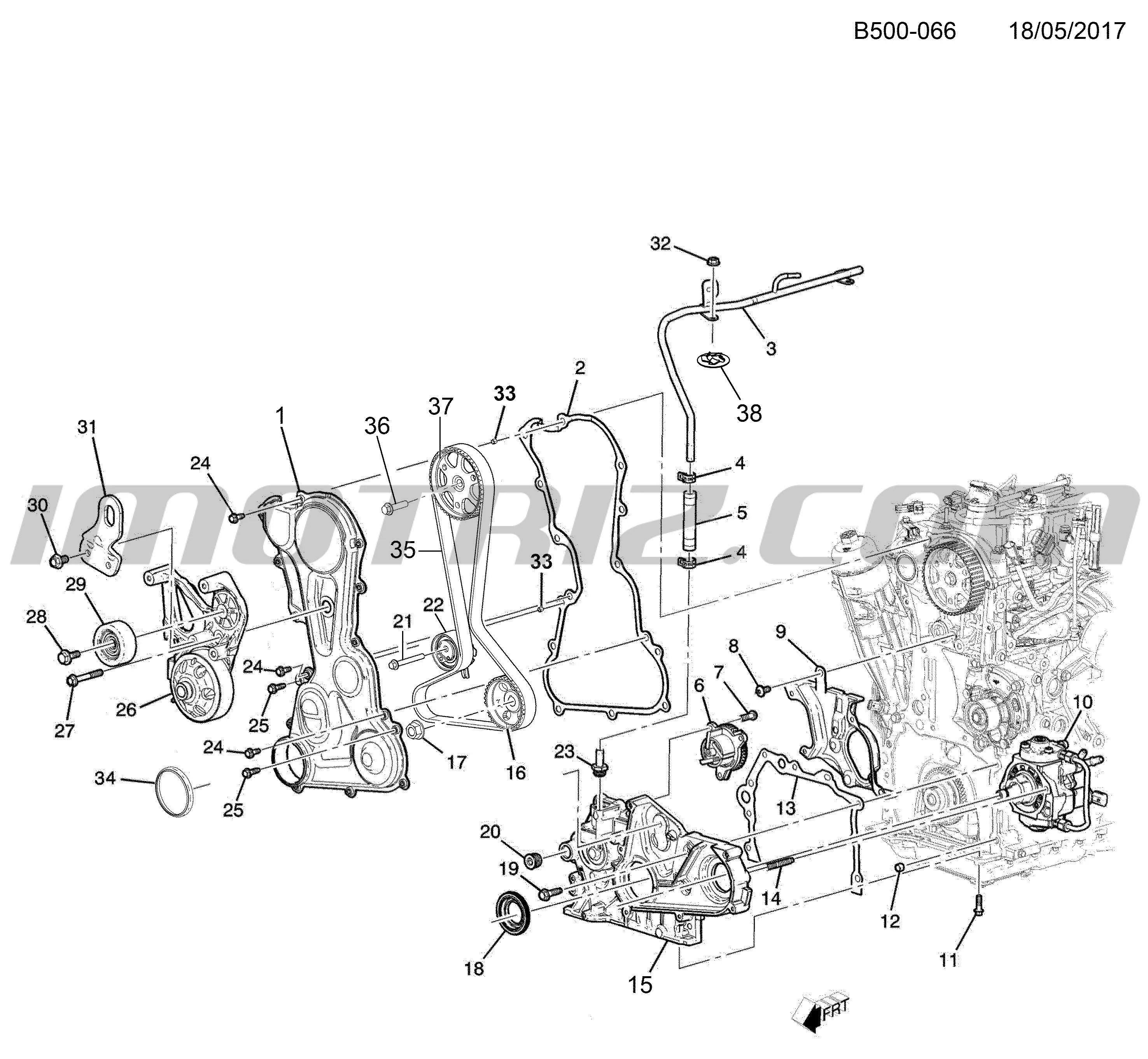 Tensor De Faja De Distribucion Chevrolet New Colorado 12644510