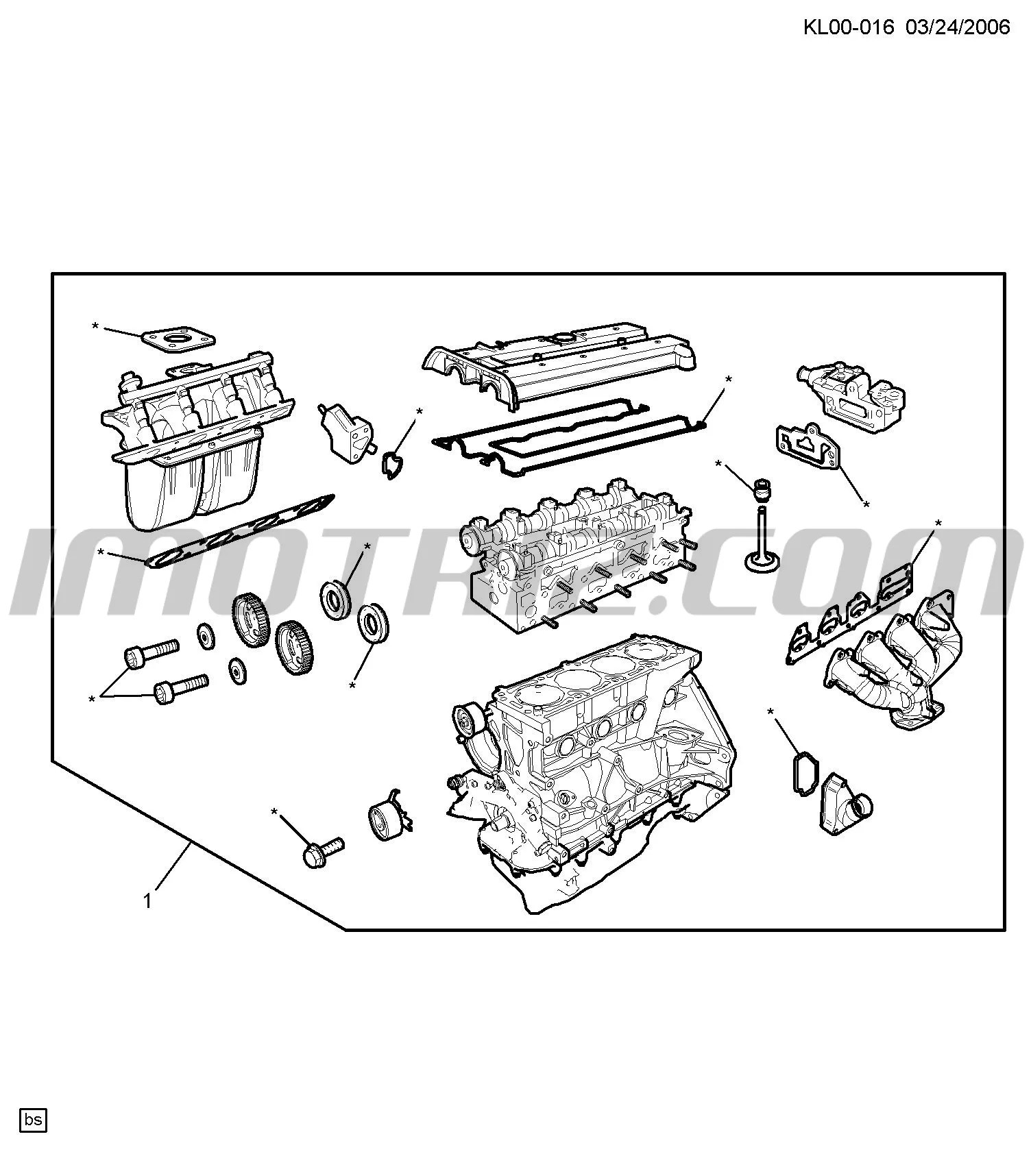 Juego De Empaques De Motor Chevrolet Captiva