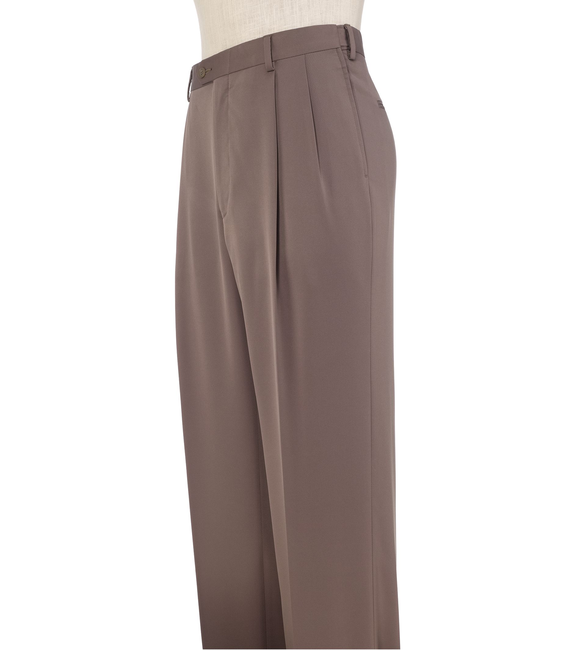 David Leadbetter Traditional Fit Pleated Golf Pants CLEARANCE Pants