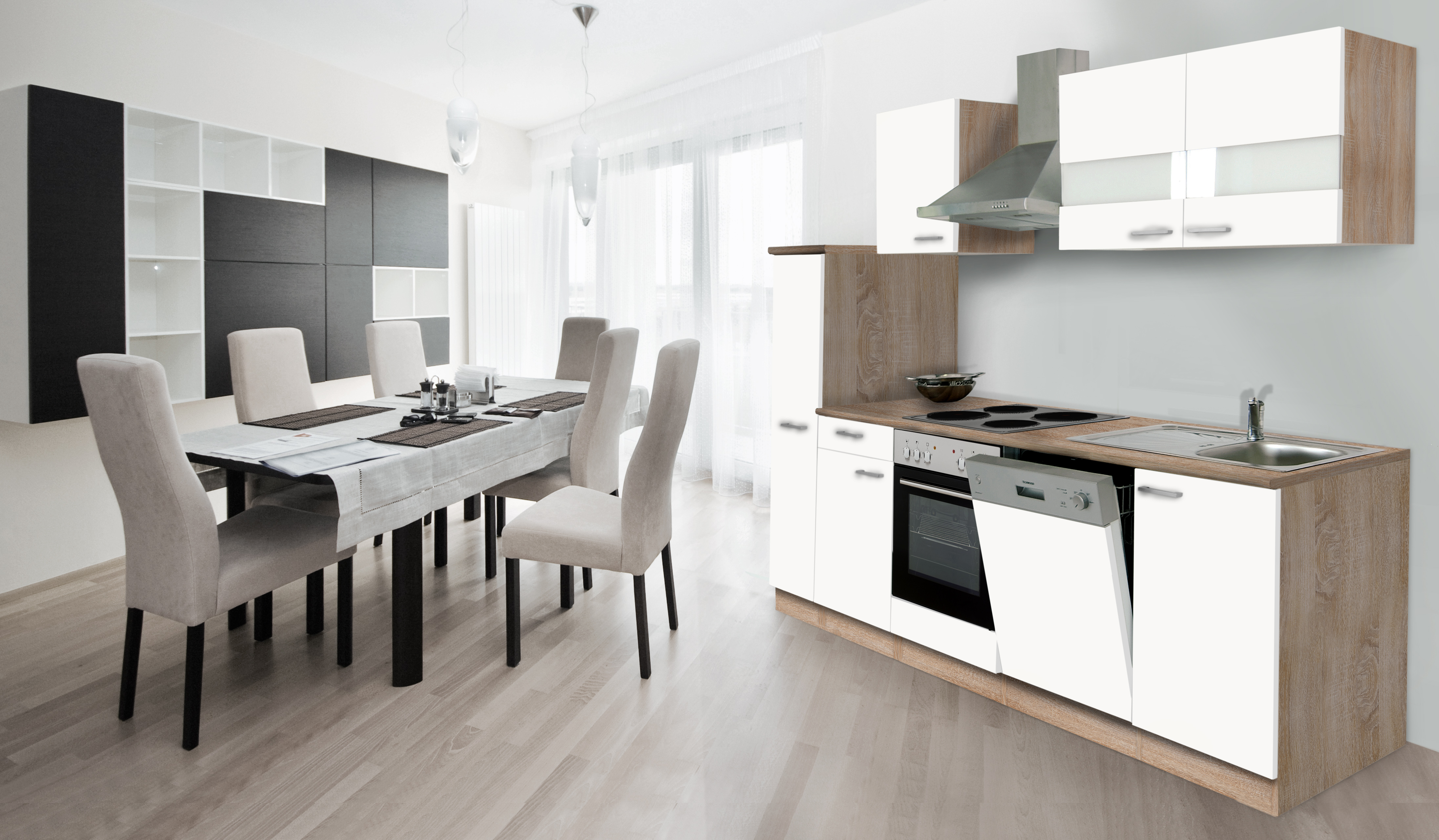 respekta Cucina Angolo Cucina Cucina Componibile Blocco Cucina 250 cm