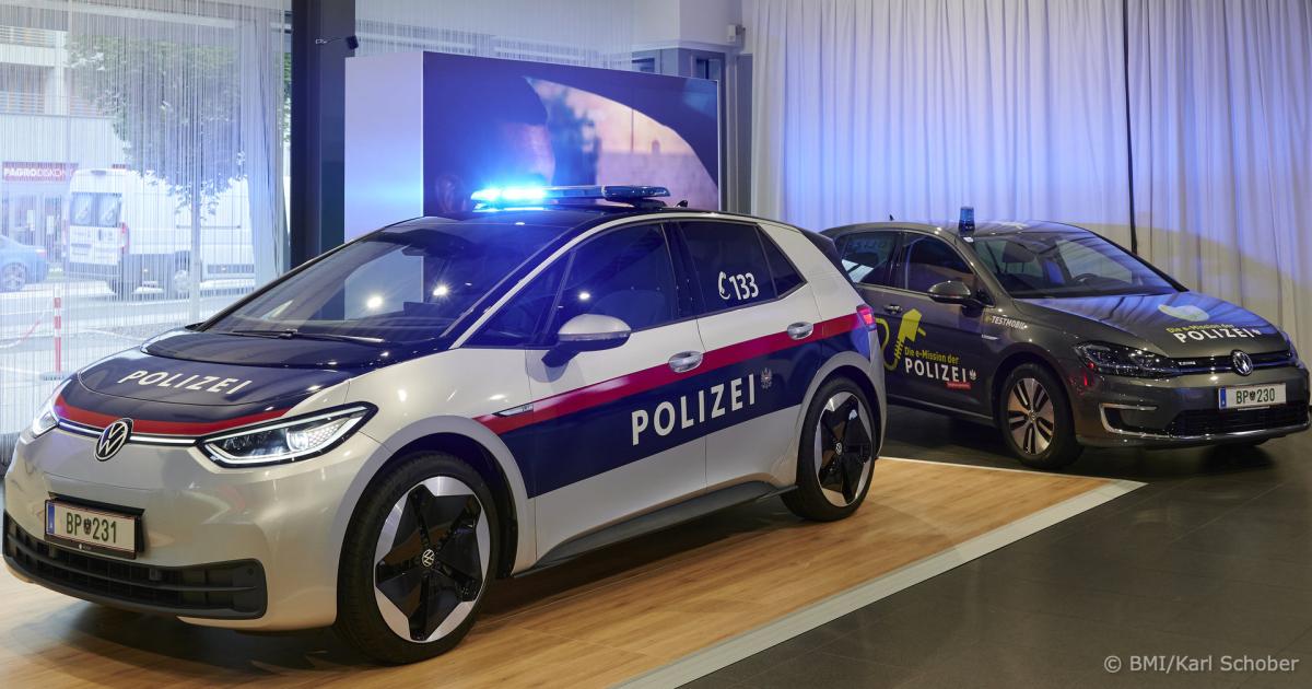 Elektroautos für die Polizei Elektrifizierung mit Zweifeln kurier.at