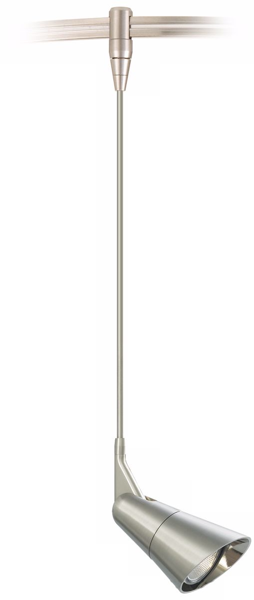 Scania Linen 12" Satin Nickel Tech Lighting MonoRail ...