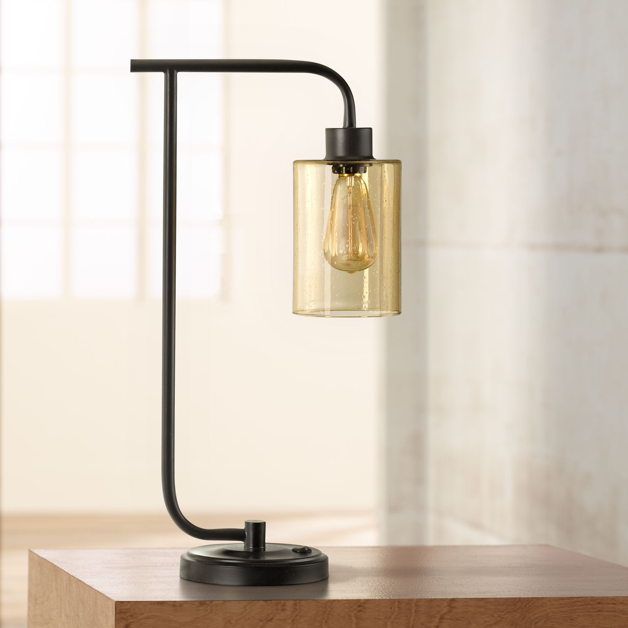 Edison Restoration Bronze Metal Desk Lamp 14A89 Lamps Plus