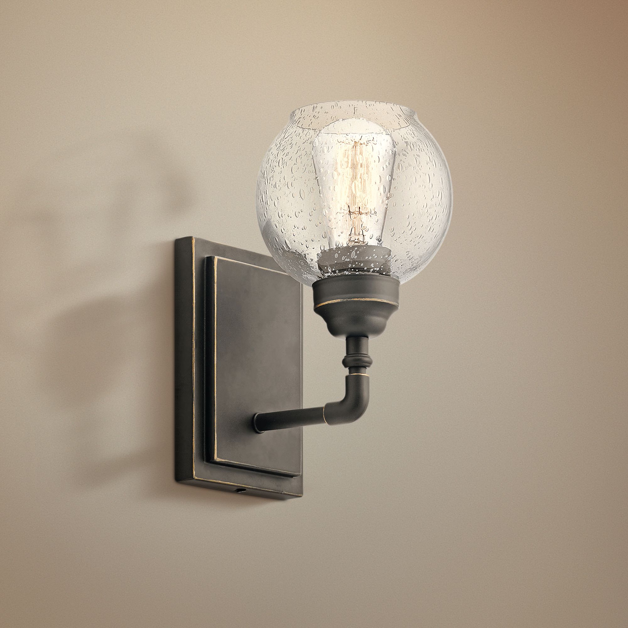 Kichler Niles 10" High Olde Bronze Wall Sconce 16X56 Lamps Plus