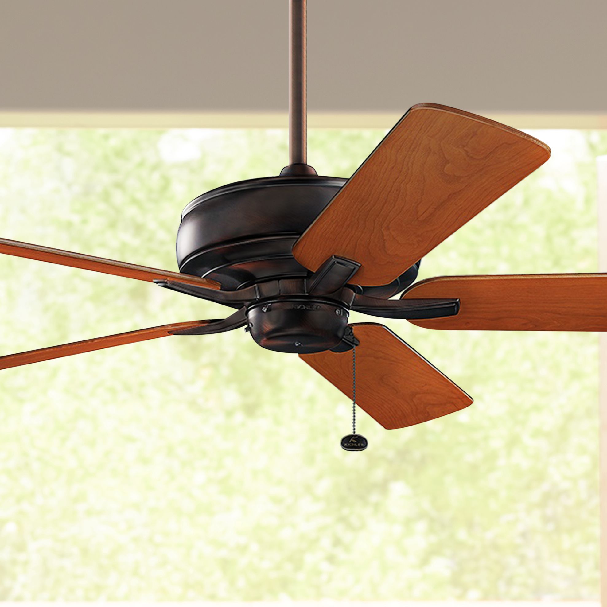 52" Kichler Terra Oil Brushed Bronze Ceiling Fan 17V14 Lamps Plus