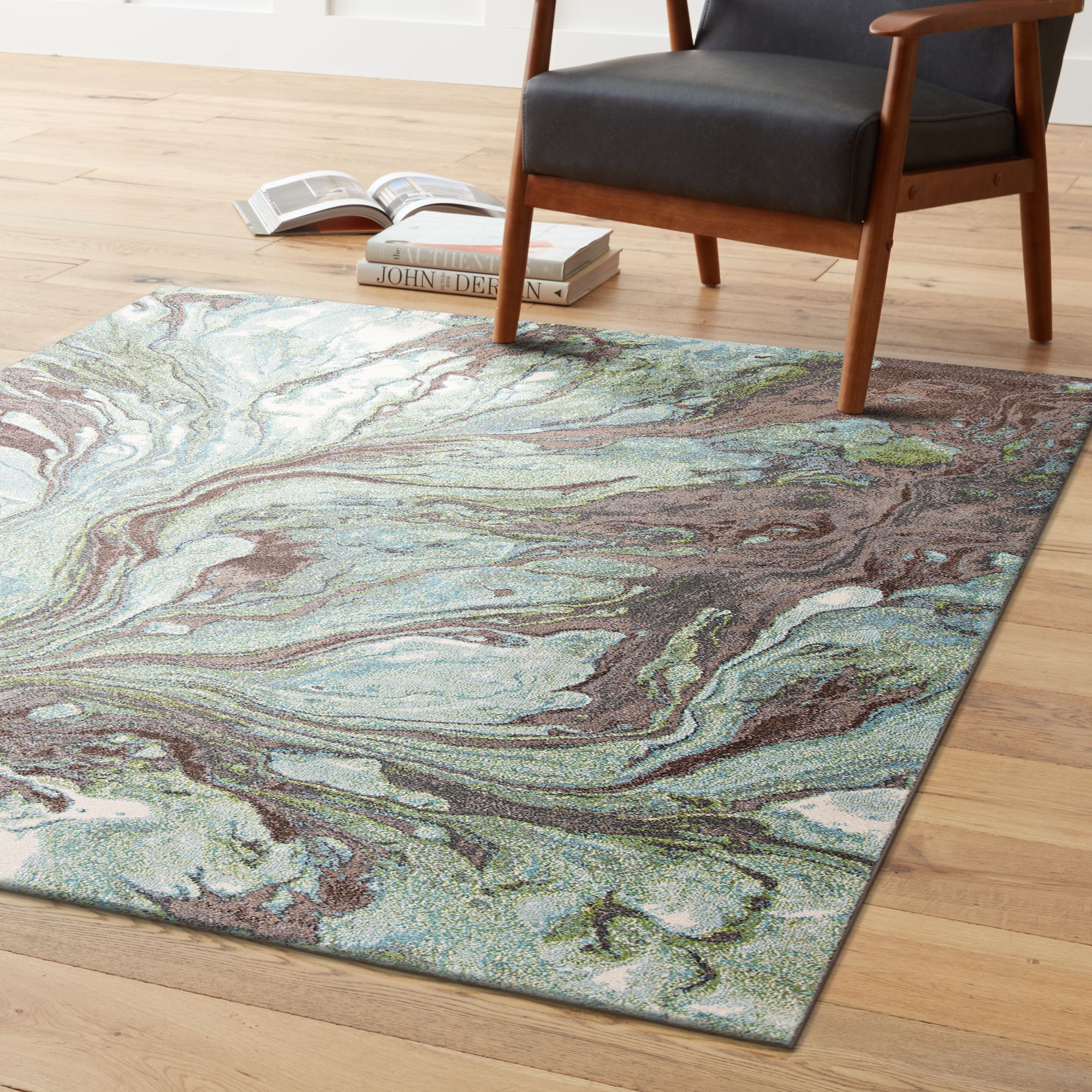 Kas Illusions 6203 Seafoam Area Rug 19F45 Lamps Plus