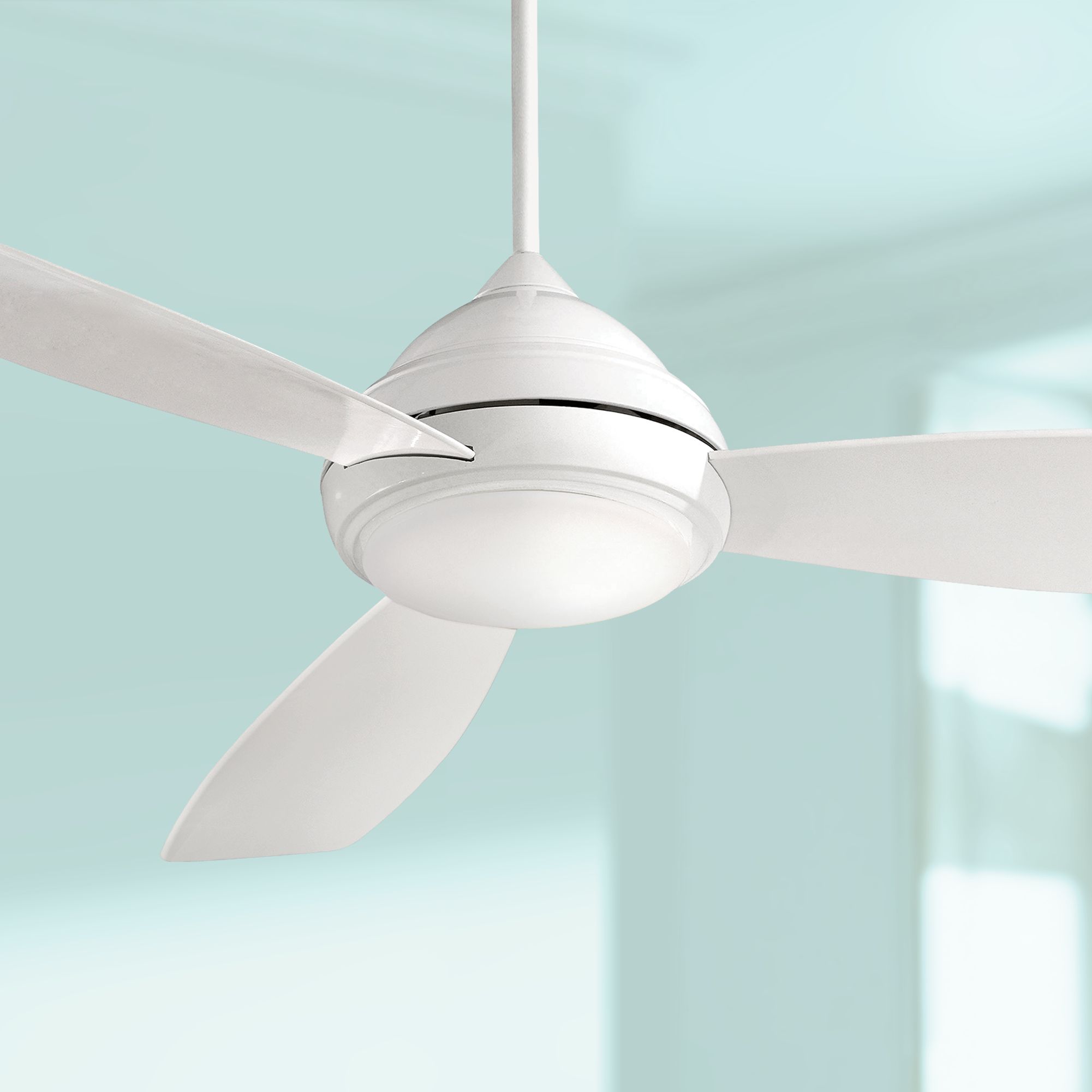 44" Concept I White LED Ceiling Fan 19T02 Lamps Plus