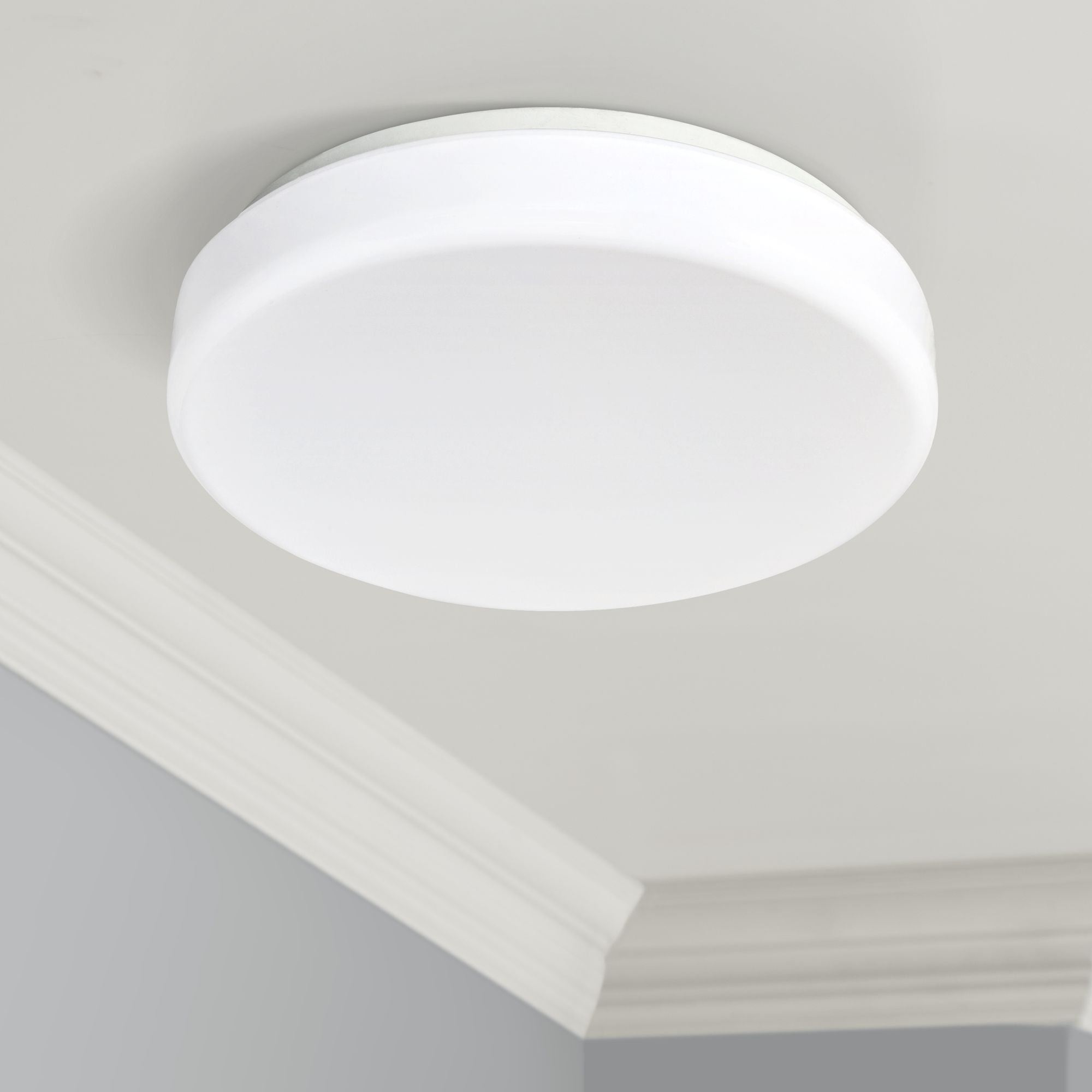 Cumulous Flushmount 14" Wide White LED Ceiling Light 1C047 Lamps Plus