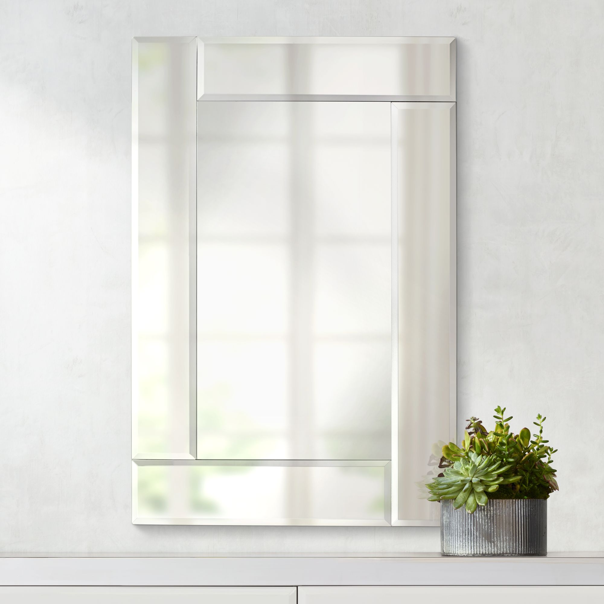 Royal 24" x 36" Rectangular Bevel Frameless Wall Mirror 1M464