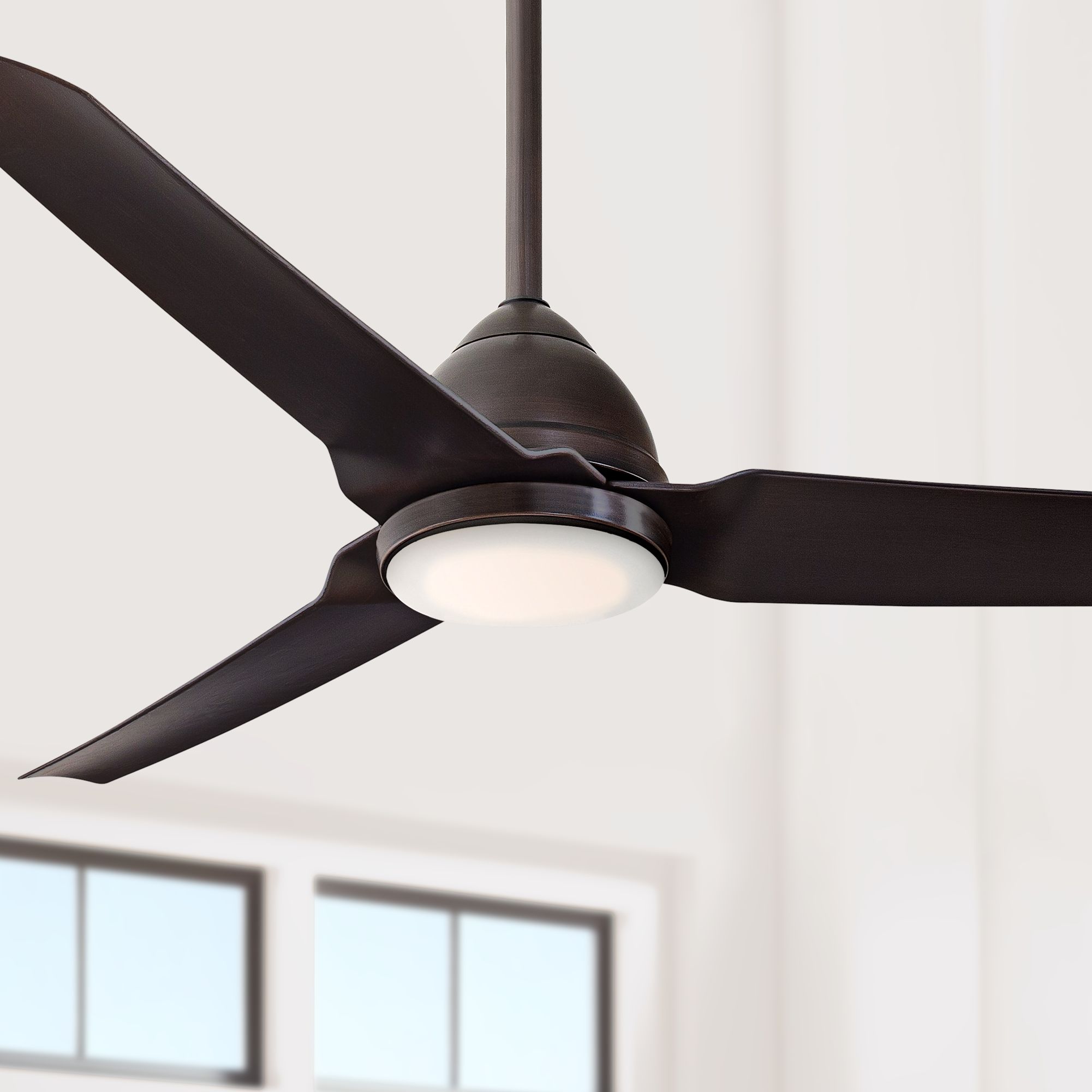 54" Minka Aire Java Kocoa LED Ceiling Fan 1R763 Lamps Plus