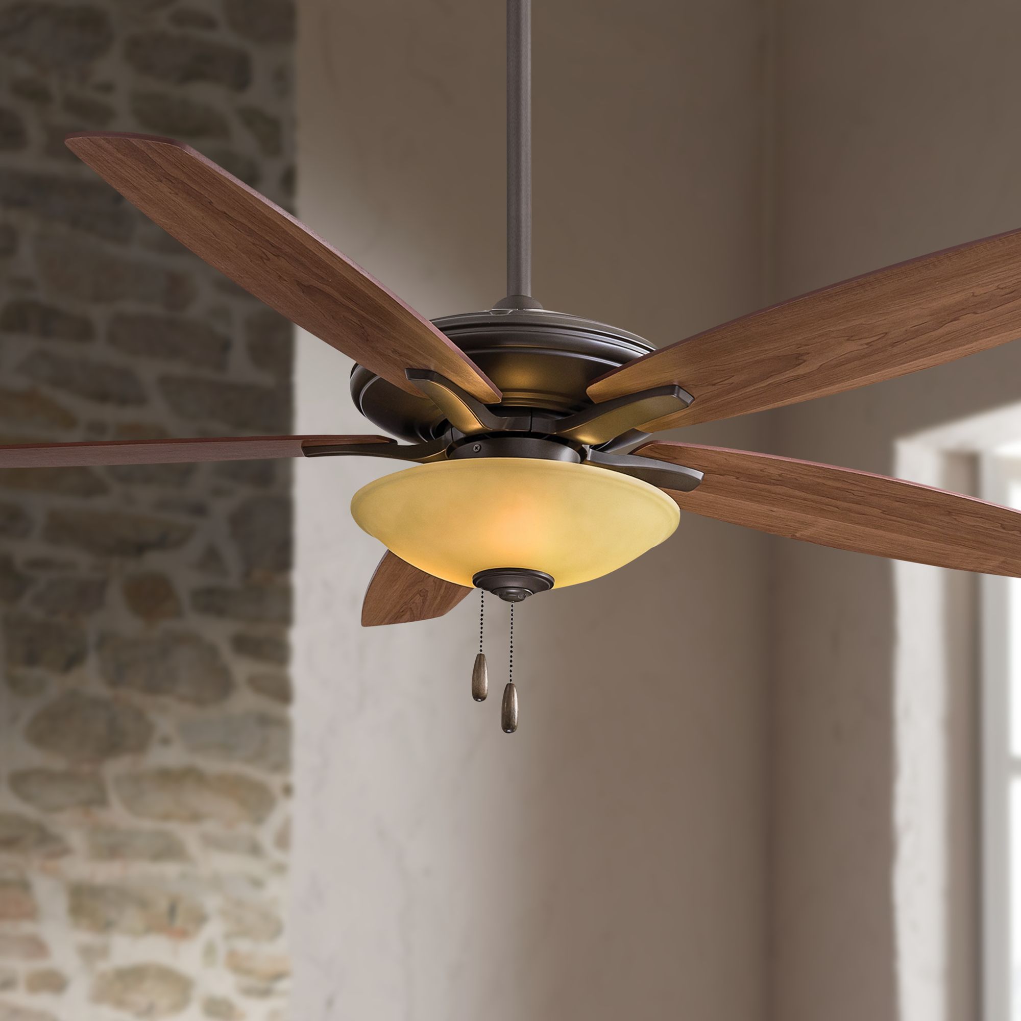 52" Minka Aire Mojo Oil Rubbed Bronze LED Ceiling Fan 207F0 Lamps Plus