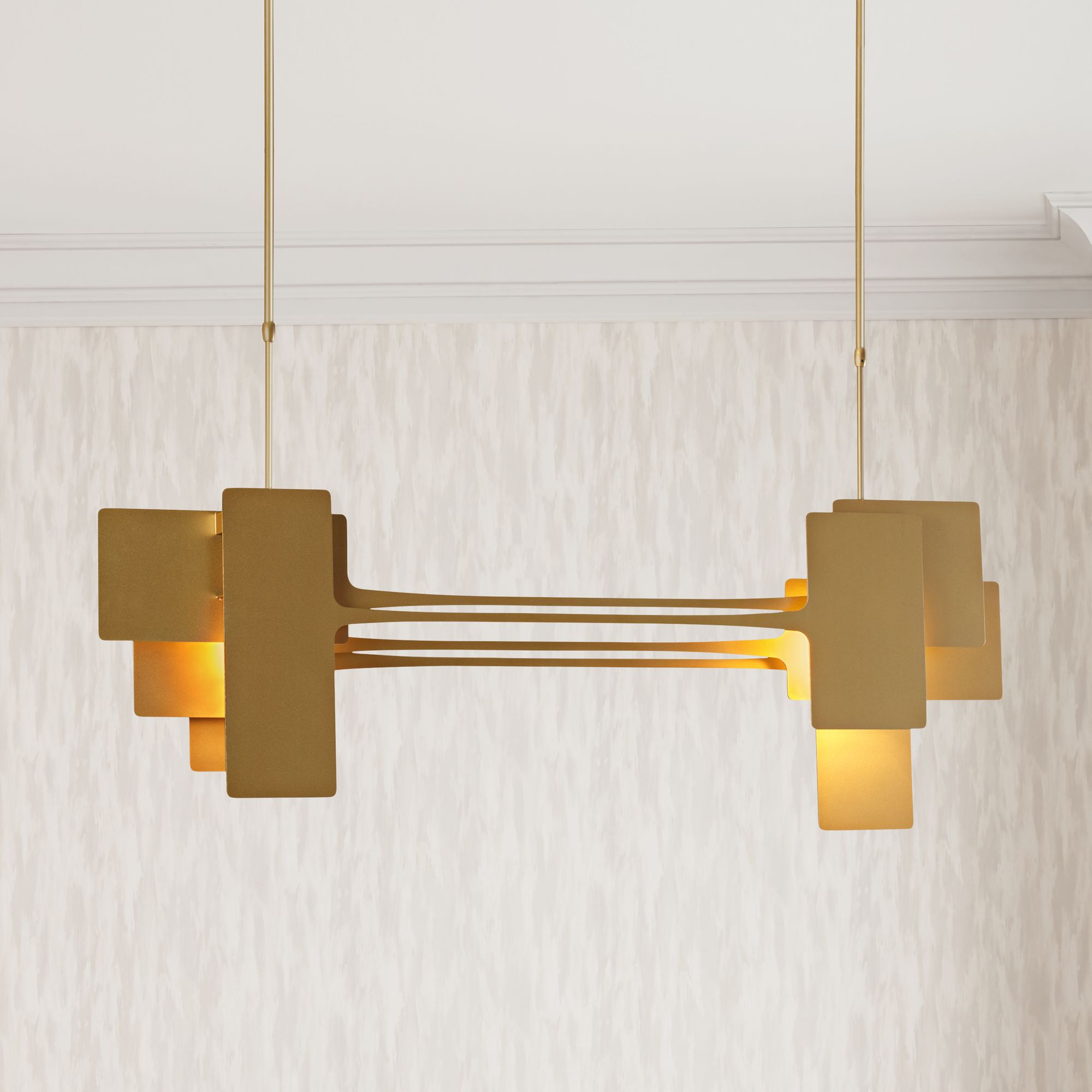 Stretch 49 3/4" Wide Gold Kitchen Island Light Pendant 20W04 Lamps